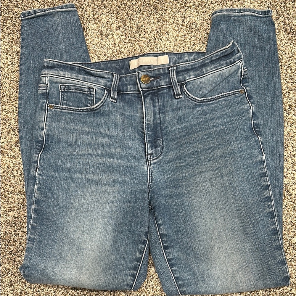 Athleta Skinny Blue Jeans with Soft Denim